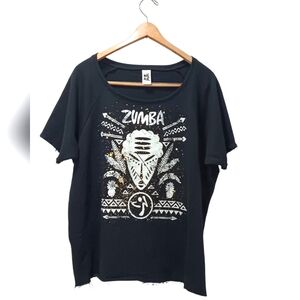 - - KINGSTON VIBES TEE by ZUMBA WEAR NWT